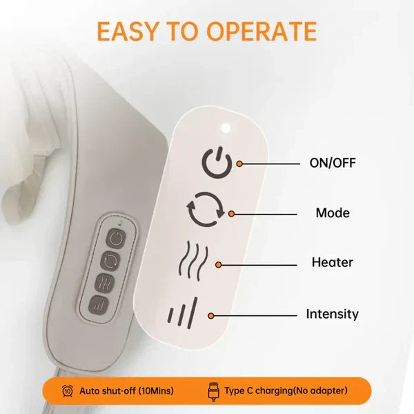 ๐๐๐ฌ๐ฒ๐๐จ๐ฆ๐๐จ๐ซ๐ญโข Neck & Shoulder Massagerโ ุฌูุงุฒ ุชุฏููู ุงูุฑูุจุฉ ูุงููุชู