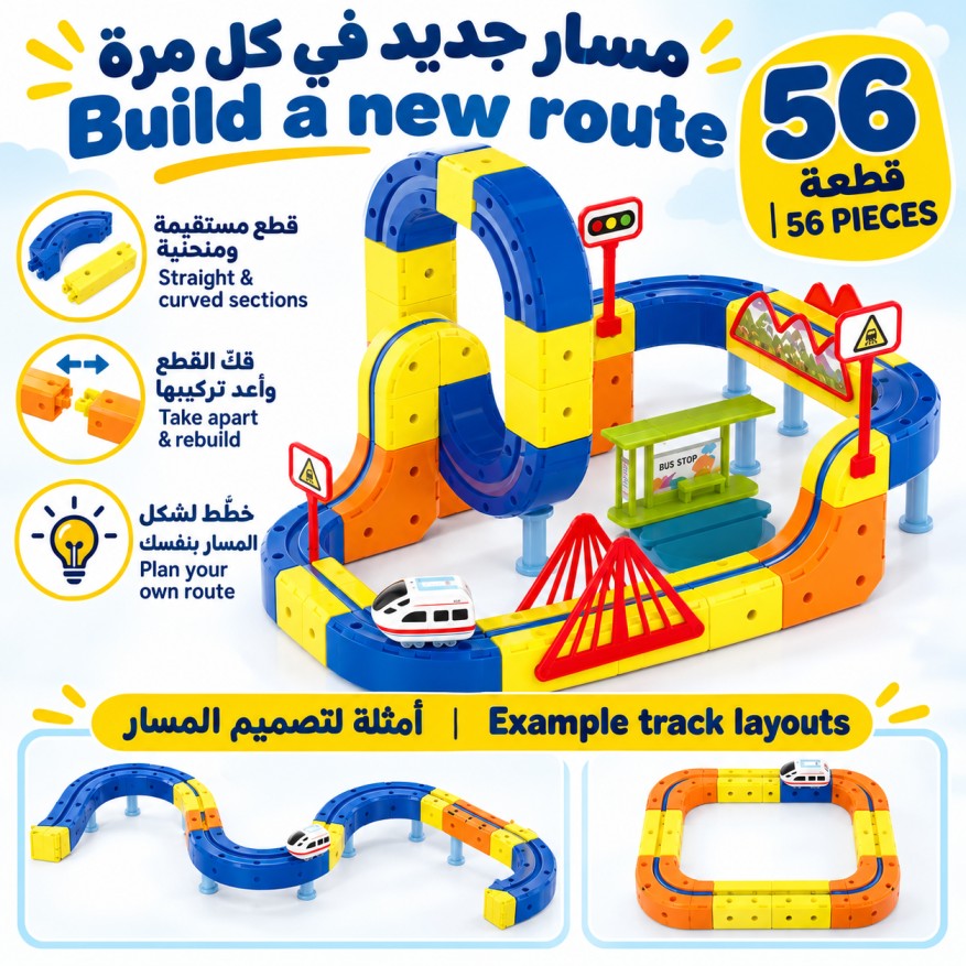 Electric Adventure Train Set – قطار المغامرات الكهربائي