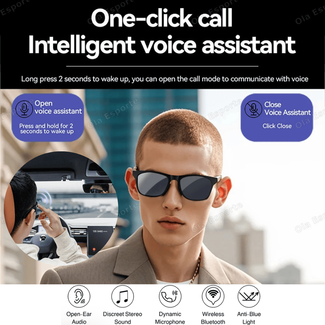 Esports™ AI Powered Bluetooth Polarized Sunglasses