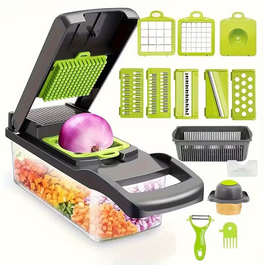 16-in-1 Vegetable Cutter - قطاعة خضروات 16 في 1