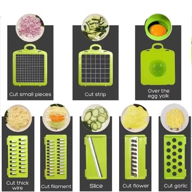 16-in-1 Vegetable Cutter - قطاعة خضروات 16 في 1