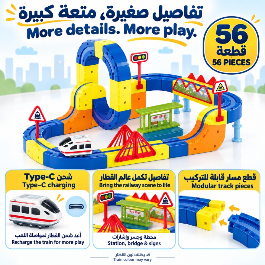 Electric Adventure Train Set – قطار المغامرات الكهربائي