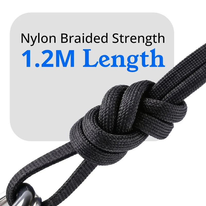 240W Super Fast Charging Flat Nylon Stand Cable With Adjustable Wings