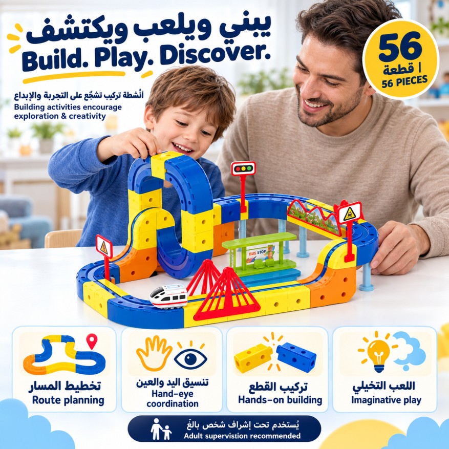 Electric Adventure Train Set – قطار المغامرات الكهربائي