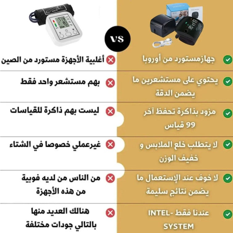 𝐄𝐚𝐬𝐲𝐂𝐚𝐫𝐞™ Blood Pressure Monitor - جهاز قياس ضغط الدم المحمول